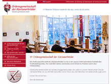 Tablet Screenshot of alexianerkloster.de